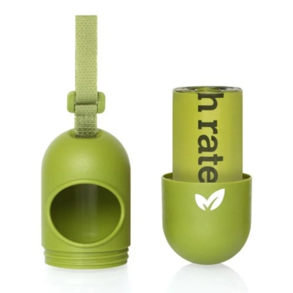 Dog Waste Bag Leash Dispenser & Roll of Bags, NWT Earth Rated